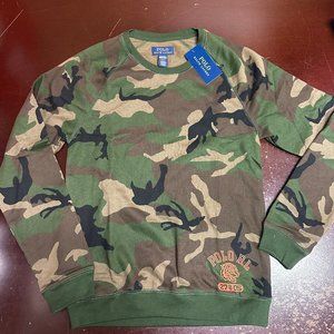 Polo Ralph Lauren Mens Multicolor Camouflage Long Sleeves Sweatshirt Size S XL